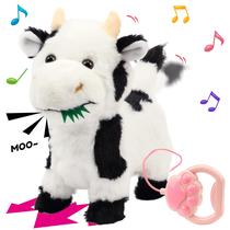 Brinquedo eletrônico interativo para animais de estimação Walking Cow Hopearl 23 cm Brinquedo eletrônico interativo para animais de estimação Walking Cow Hopearl 23 cm