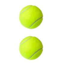 Brinquedo em bola de tenis p/caes 2 bolinhas