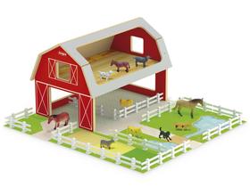 Brinquedo em Madeira Fazendinha Celeiro Junges Brinquedo em Madeira Fazendinha Celeiro Junges