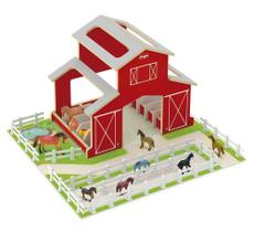 Brinquedo em Madeira Fazendinha Estábulo Junges Brinquedo em Madeira Fazendinha Estábulo Junges