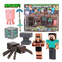 Brinquedo em minifigura de bloco de construção Minecraft ABS Plastic Brinquedo em minifigura de bloco de construção Minecraft ABS Plastic