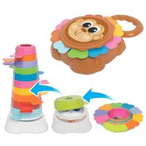 Brinquedo Empilha Baby Macaco Cores Educativo Infantil