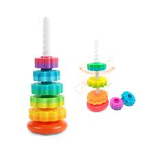 Brinquedo Empilhável BYFWH Baby Spin Stack para Crianças Autistas (1-3 anos)