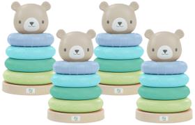 Brinquedo empilhável Ingenuity City Cutie Stacks Nate com suporte de mais de 6 m Brinquedo empilhável Ingenuity City Cutie Stacks Nate com suporte de mais de 6 m