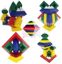 Brinquedo empilhável KUTOI Pyramid Blocks para crianças de 3 anos