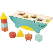 Brinquedo Encaixa-Formas Crocodilo 9 Peças Tropik - Madeira - Janod J08267