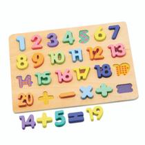Brinquedo Encaixe Divertido Numeros Simbolos Quebra Cabeça Brinquedo Encaixe Divertido Numeros Simbolos Quebra Cabeça
