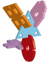 Brinquedo Encaixe E Monta Didático Infantil Educativo 20 Pçs Brinquedo Encaixe E Monta Didático Infantil Educativo 20 Pçs