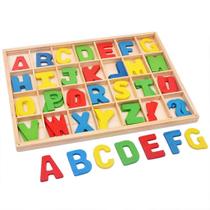 Brinquedo Encaixe Formas Letras Abecedário Infantil Escolar - Dm Toys