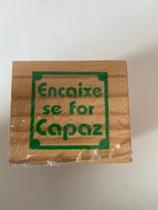 Brinquedo encaixe se for capaz