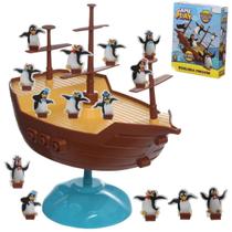 Brinquedo Equilibra Pinguim Barco Jogo Navio Equilibrista Brinquedo Equilibra Pinguim Barco Jogo Navio Equilibrista