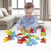 Brinquedo Equilibristas Com 304 Peças Colorido Maral