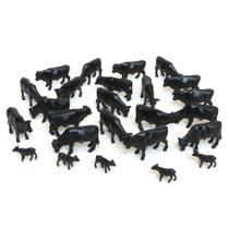 Brinquedo ERTL Black Angus Cows and Calves, escala 1/64 (pacote com 25) Brinquedo ERTL Black Angus Cows and Calves, escala 1/64 (pacote com 25)