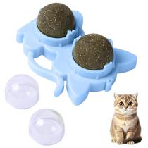 Brinquedo Erva de Gato Pet Catnip Menta Bola Bolinha Natural Animal de Estimaçao Interativo - AB.MIDIA