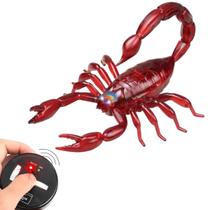 Brinquedo Escorpião Vermelho de controle remoto C/ Luz - Castela