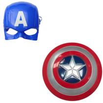 Brinquedo Escudo Capitão América E Máscara Infantil Brinquedo Escudo Capitão América E Máscara Infantil