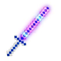 Brinquedo Espada Pixel Minecraft 58Cm Som E Luz - ul Nº20