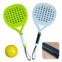 brinquedo esportivo tennis infantil 2 raquetes leves e bola ideal para crianças acima de 3 anos