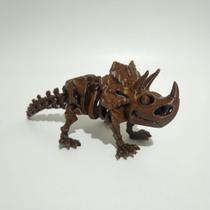 Brinquedo Esqueleto Dinossauro Triceratops Efeite para Mesa