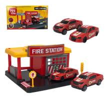 Brinquedo Estação De Bombeiro Fire Station-Ótimo Presente P/O Seu Filho