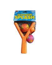 Brinquedo Estilingue Lançador Splash Ball Com 2 Bolas