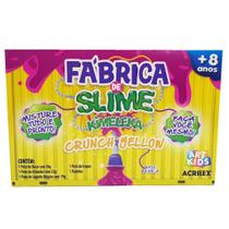 Brinquedo Fabrica De Slime Kimeleka Crunch Yellow Acrilex