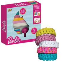 Brinquedo Fábrica Pulseira Macramê Barbie Fun Divirta-se