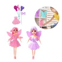 Brinquedo Fadinha Com Acessórios Vestido Menina Infantil