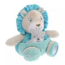 Brinquedo Fantoche Pelúcia Papai Leão Azul Chicco 7706