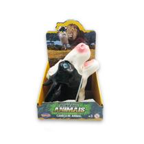 Brinquedo Fantoche Vaca Para Mão Reino Dos Animais Infantil