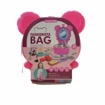 Brinquedo Fashionista Bag Rosa com 19 Peças