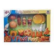 Brinquedo Fast Food Infantil Lanches 900-8 - Braskit