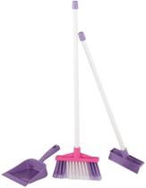 Brinquedo Faz De Conta Kit De Limpeza Simples Rosa 1202 Brinquedo Faz De Conta Kit De Limpeza Simples Rosa 1202