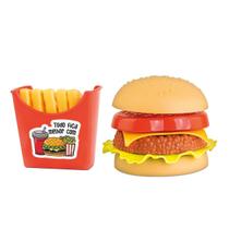 Brinquedo Faz de Conta Lanche Hamburguer Happy Food Sortido Brinquedo Faz de Conta Lanche Hamburguer Happy Food Sortido