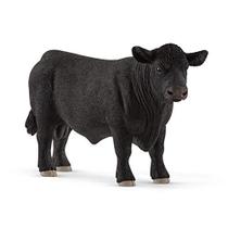 Brinquedo fazenda touro Angus negro - Estatueta Schleich 3-8 anos