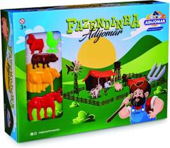 Brinquedo Fazendinha Com Tabuleiro Completo - Adijomar