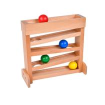 Brinquedo Ferris Wheel Montessori de madeira para crianças com rastreador visual