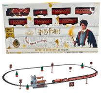 Brinquedo Ferrovia Mágica do Harry Potter - Expresso de Hogwarts - 37 Peças - Candide 37002