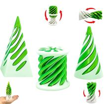 Brinquedo Fidget Ajitxalr Impossible Cone Spiral - Pacote com 3 Unidades