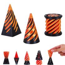 Brinquedo Fidget Cone Espiral FONBAY - 3 Unidades