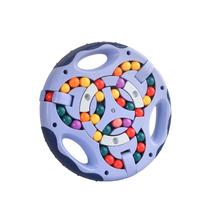 Brinquedo Fidget Cube de dupla face giratório azul para crianças