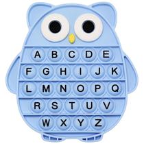 Brinquedo Fidget DEARIDAP Coruja de Silicone ABC Alfabeto 14 cm Brinquedo Fidget DEARIDAP Coruja de Silicone ABC Alfabeto 14 cm
