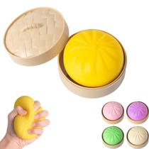Brinquedo Fidget FUYUANLIEV Dumpling Squishy para Alívio do Estresse Brinquedo Fidget FUYUANLIEV Dumpling Squishy para Alívio do Estresse