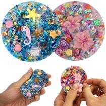 Brinquedo Fidget Picky Pad multicolorido de 2 peças para adultos