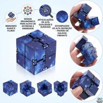 Brinquedo Fidget Toy Cubo Infinito Galáxia Espaço Brinquedo Fidget Toy Cubo Infinito Galáxia Espaço