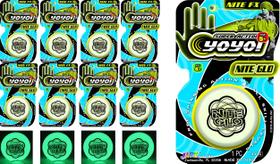Brinquedo Fidget Yoyo JA-RU Glow in The Dark (8 unidades) para crianças