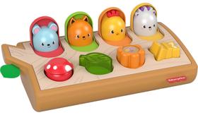 Brinquedo Fisher-Price Hide & Peek Pop-Up Animal - Para Bebês a partir de 9 Meses