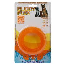 Brinquedo Flex Flutua na água para Cães Destruidores moderados - Pneu Flex - Buddy Toys (Laranja)