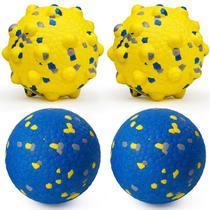 Brinquedo flutuante durável com 4 bolas de tênis para cães Moonorange Brinquedo flutuante durável com 4 bolas de tênis para cães Moonorange