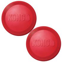Brinquedo Flying Disc KONG Flyer durável para cães pequenos (pacote com 2) Brinquedo Flying Disc KONG Flyer durável para cães pequenos (pacote com 2)